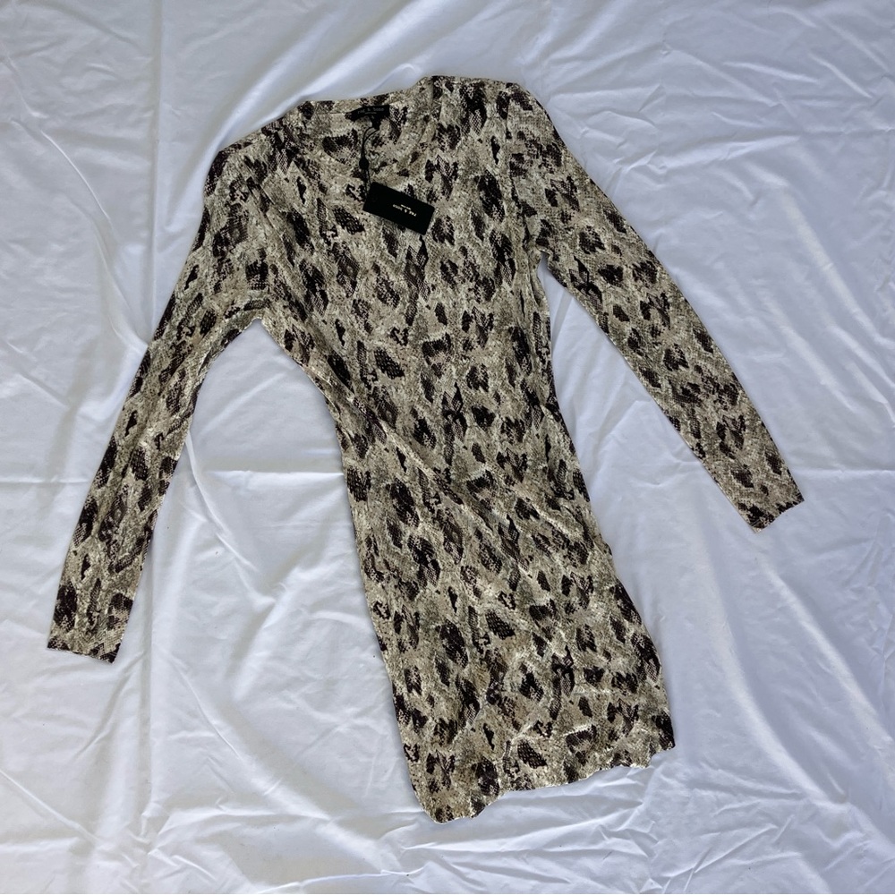 Rag & Bone Poppy draped mini dress (NWT)